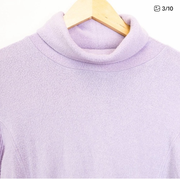 Anthropologie Saturday Sunday Turtleneck Lilac Med - Picture 3 of 11